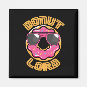 Imã Divertido Senhor Donut Nerdy Video Gamer Geek Mass