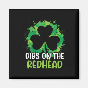 Imã Divertido Shamrock do Dia de São Patrício Irlandês
