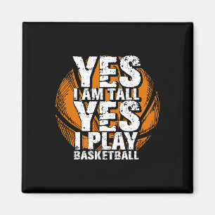 Imã Divertido Sim, Eu Sou Alto, Toco Jogador De Hoops