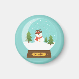 Imã DIVERTIDO! Snowman Magnet - Personalizado - Adicio
