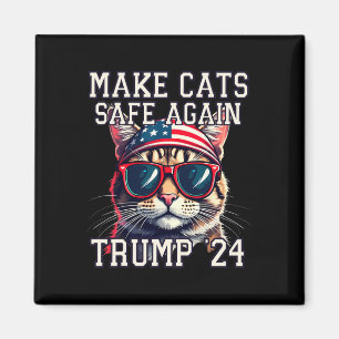 Imã Divertido Trump 24 Presidente Dete Meme Tornar Gat