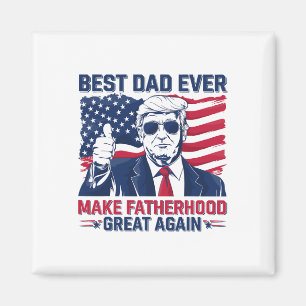 Imã Divertido Trump Dia dos Pais Melhor Pai de Todos o
