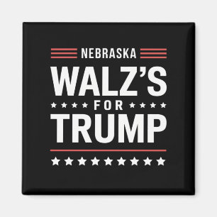Imã Divertido Trump Vance Walz's Para Trump Nebraska