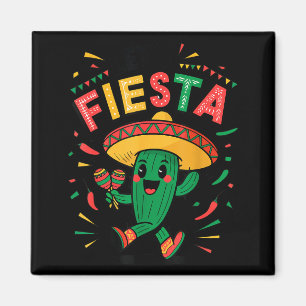 Imã Divertido Vamos Festa Cacto Cinco Maio Mexicano Me