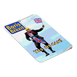 Ímã Divertimento Boris gráfico Johnson Brexit da