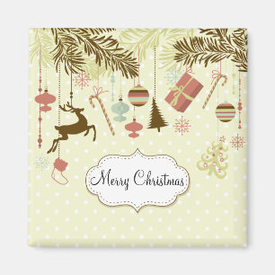 Imã Divertimento e ímã festivo dos enfeites de natal