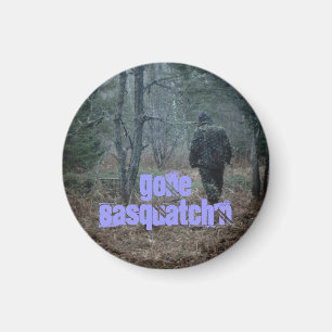 Imã Divertimento Sasquatch'n ido Trackin da mensagem