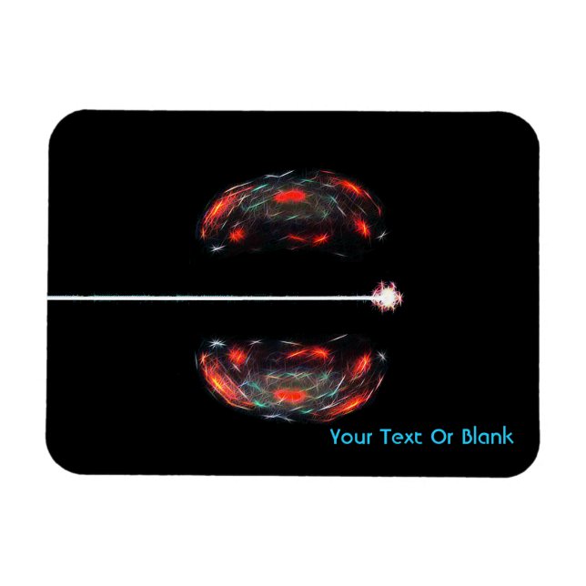 Ímã Dividindo O Atom (Horizontal)