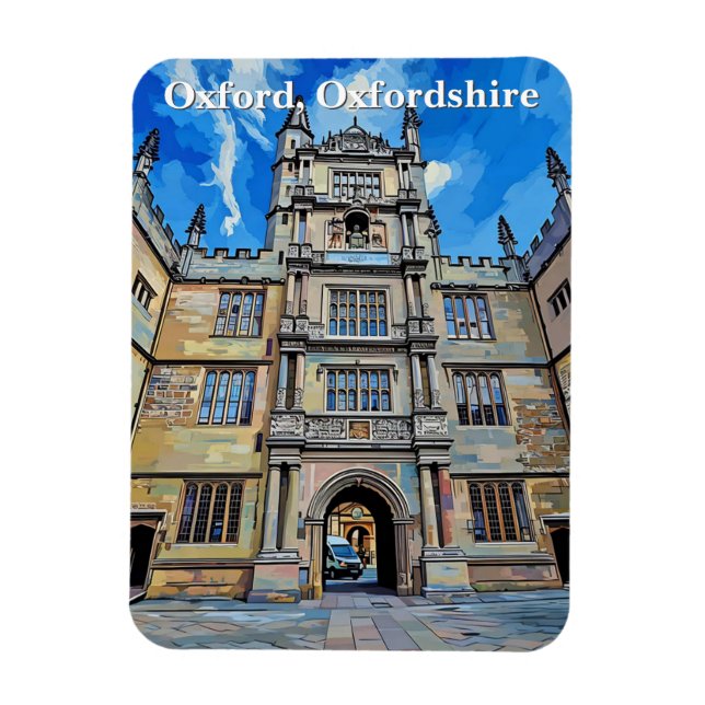 Ímã Divindade em Stone - Biblioteca Bodleian, Oxford (Vertical)
