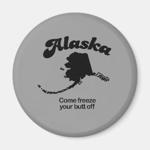 Imã Divisa de Alaska - gelo vindo seu bumbum fora