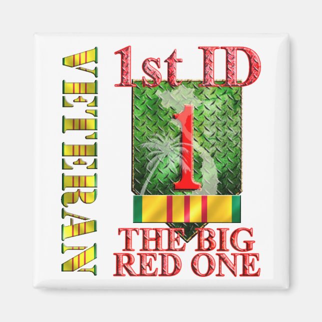 Imã Divisão de Infantaria da rua Vietnam Veteran (Frente)