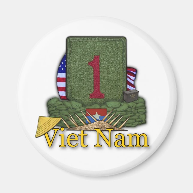 Imã Divisão de infantaria de 1rua vietnam veterans de  (Frente)
