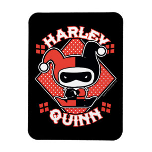 Ímã Divisões de Chibi Harley Quinn