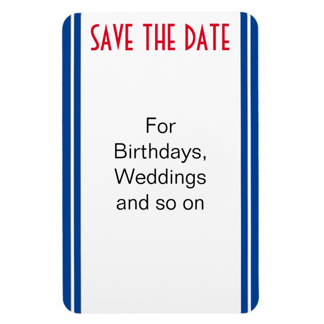 Ímã DIY - Adicione seu texto com caneta não permanente (Vertical)