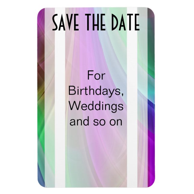 Ímã DIY - Adicione seu texto com caneta não permanente (Vertical)