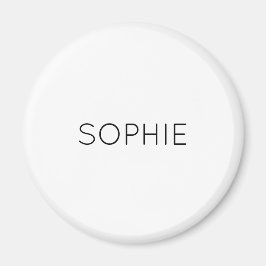 Imã DIY Magnet | Texto Personalizado, Cor, Nome, Monog