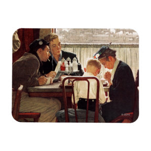 Ímã Dizendo a benevolência por Norman Rockwell