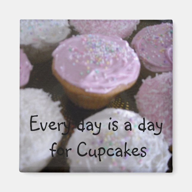 Imã Dizendo Cupcake (Frente)