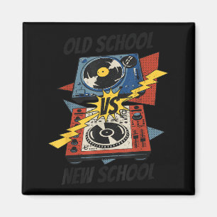 Imã DJ Velho vs Nova Escola Vinil Tocador de Discos Co