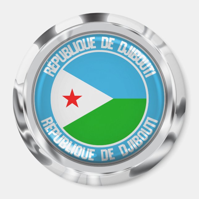 Imã Djibouti Round Emblem (Frente)