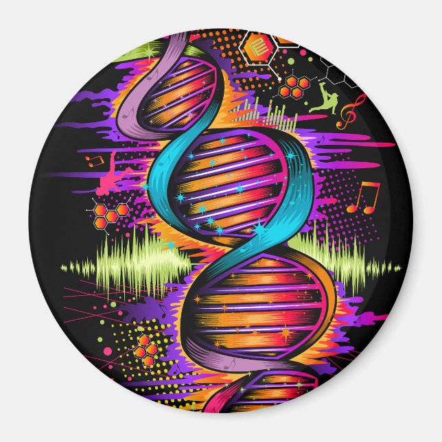 Imã DNA musical (Frente)