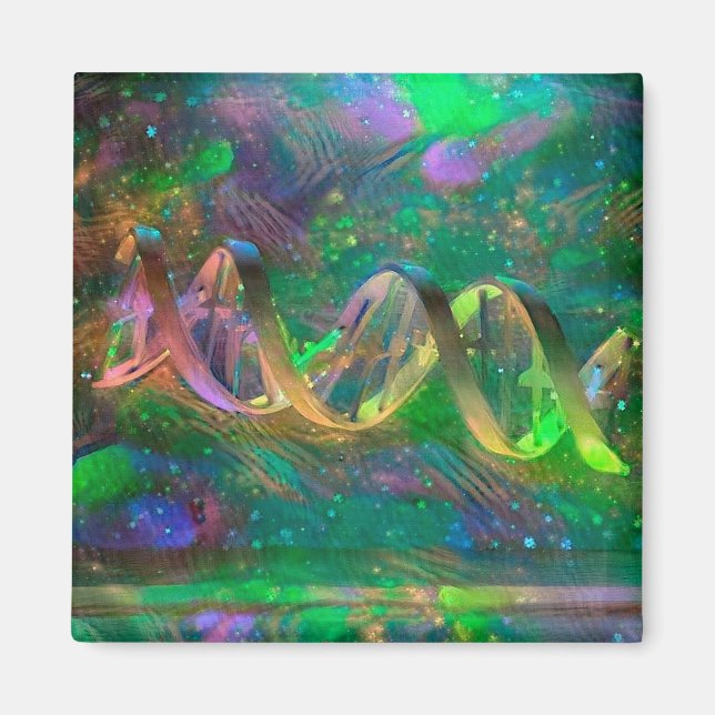 Imã DNA Strand Trabalho de arte (Frente)