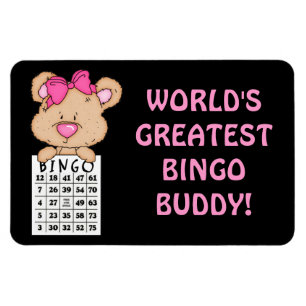 Ímã do amigo do Bingo do mundo o grande