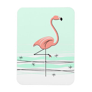 Ímã do Aqua do flamingo flexível