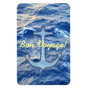 Ímã do bon voyage da âncora de mar