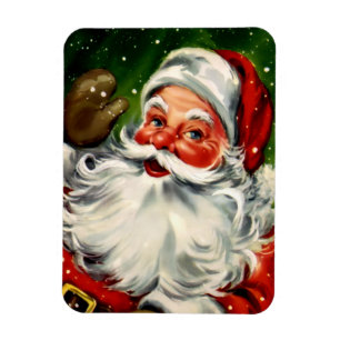 Ímã do cabo flexível do papai noel do vintage