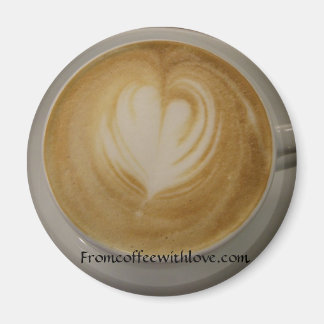 Imã Do Café Com Magneta De Amor - Personalizado
