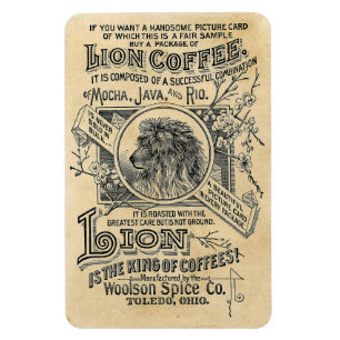 Ímã do café do leão