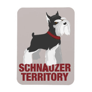 Ímã do cão do Schnauzer diminuto