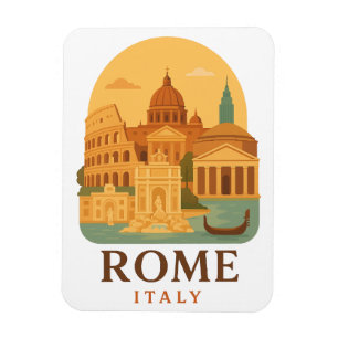 Ímã do Coliseu e Panteão de Roma Antiga – Itália