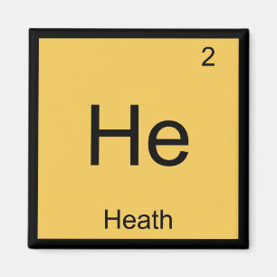 Imã Do elemento conhecido da química da charneca mesa