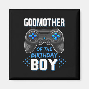 Imã Do Jogo De Vídeo Da Família Birthday Boy Matching
