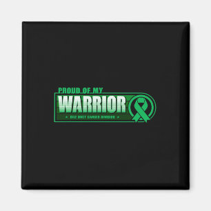 Imã Do meu guerreiro de Cancer Bile Duct - Suporte Cor