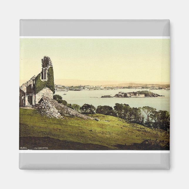 Imã Do Monte Edgcumbe, Plymouth, Pho clássico da Ingla (Frente)