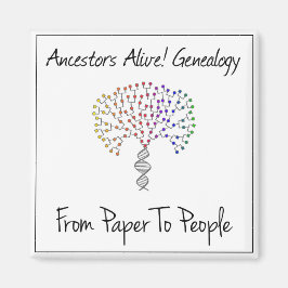 Imã Do Papel Para O Pessoas Magnet