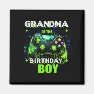 Imã Do Par De Jogo De Vídeo Da Família De Aniversários