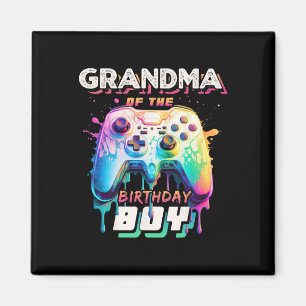 Imã Do Par De Jogo De Vídeo Da Família De Aniversários