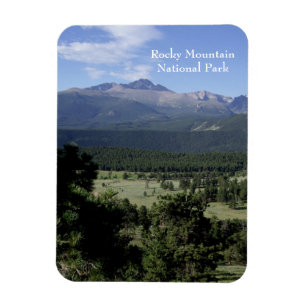 Ímã do parque nacional de montanha rochosa
