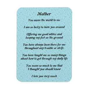 Ímã do poema das mães