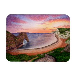 Ímã do por do sol da porta de Durdle