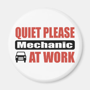 Imã Do silêncio mecânico por favor no trabalho