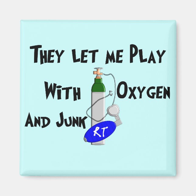 Imã Doações Engraçadas Terapêuticas Respiratórias (Frente)