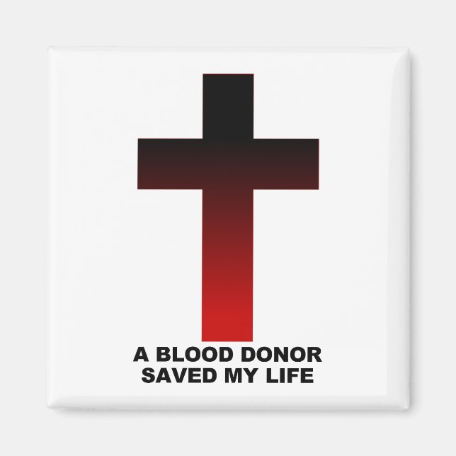Imã Doador de Sangue Cristão Jesus Salvou Minha Vida (Frente)
