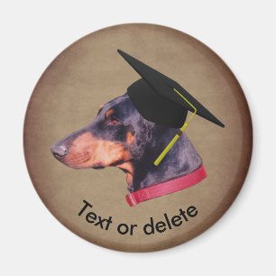 Imã Doberman O Graduado Cachorro Engraçado Personaliza