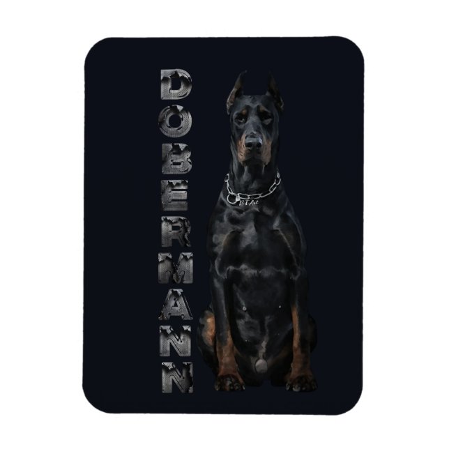 Ímã Doberman Pinscher (Vertical)