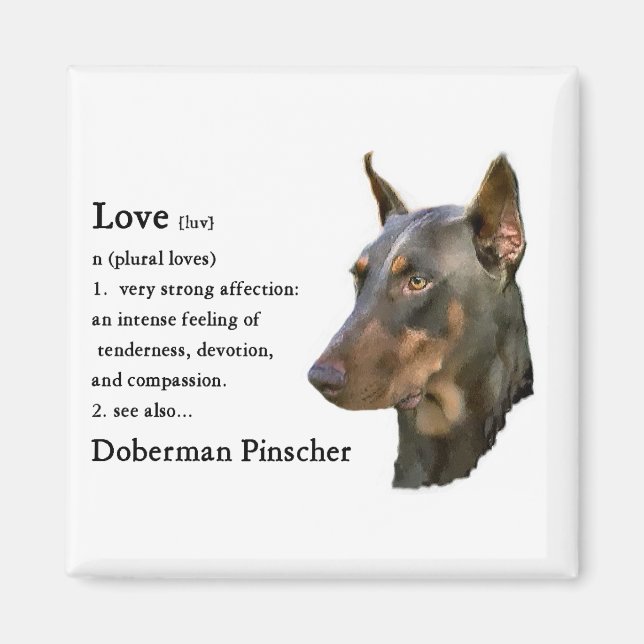 Imã Doberman Pinscher Gifts (Frente)